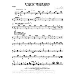Broadway Blockbusters - Drums