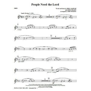 People Need The Lord - Oboe