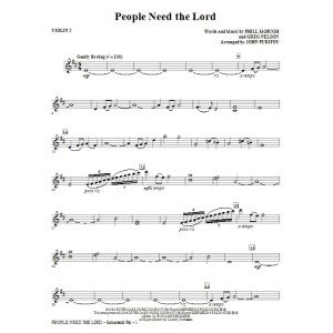 People Need The Lord - Violin 2