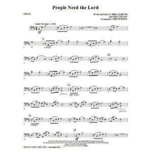 People Need The Lord - Cello