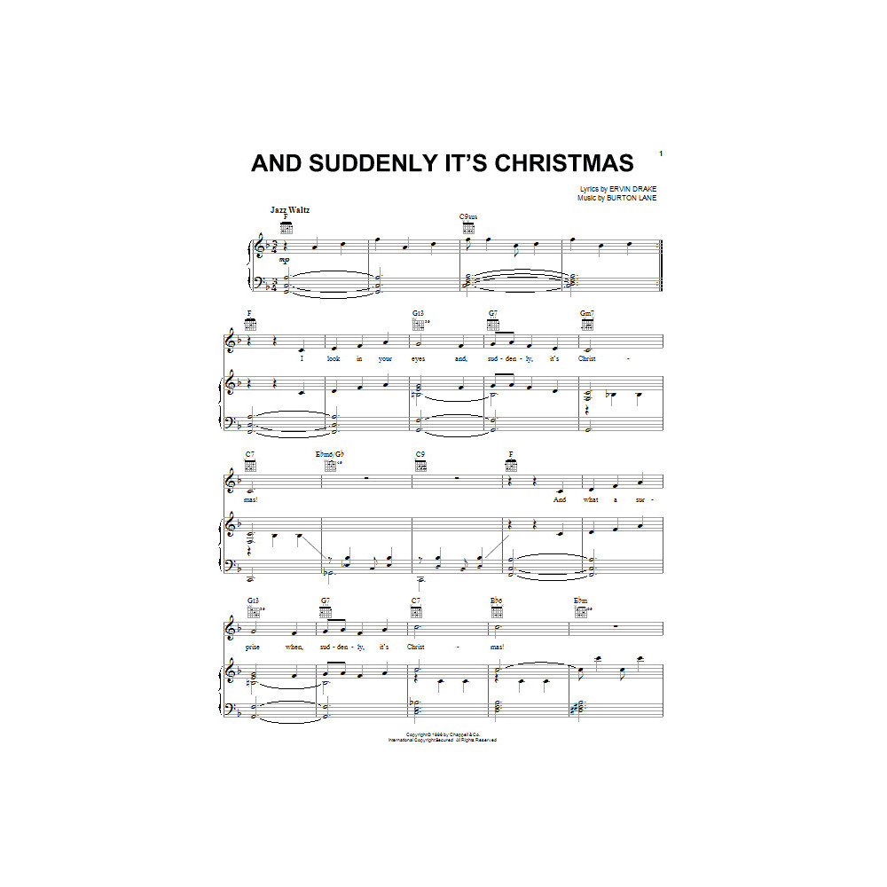And Suddenly It's Christmas