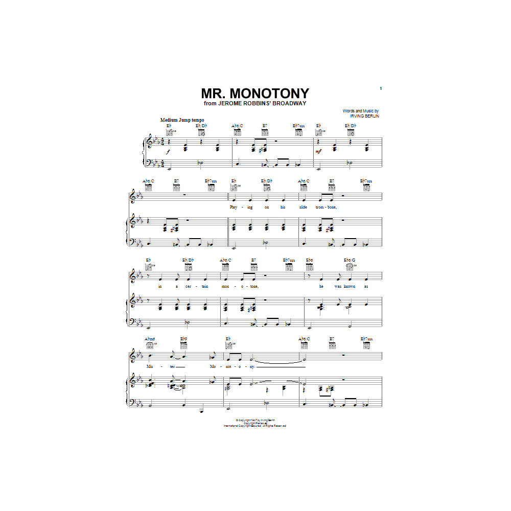 Mr. Monotony