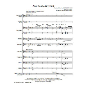 Any Road, Any Cost (arr. Keith Christopher) - Full Score
