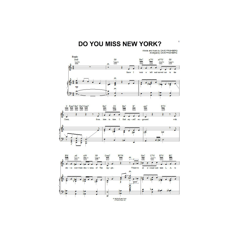 Do You Miss New York?