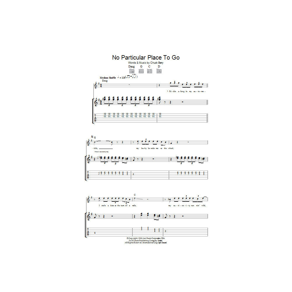 No Particular Place To Go