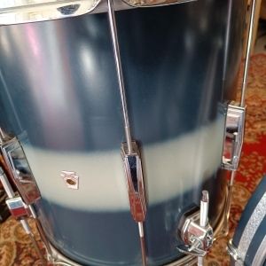 Ludwig Vintage Club Date Rock Duco Blue to Silver Fade 22"x14" 13"x9" 16"x16" 2017 Made in USA