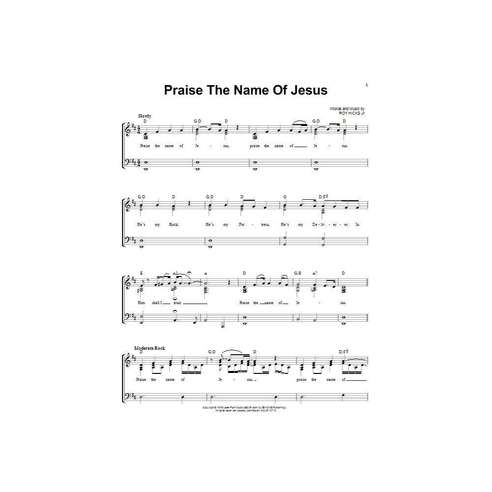 Praise The Name Of Jesus