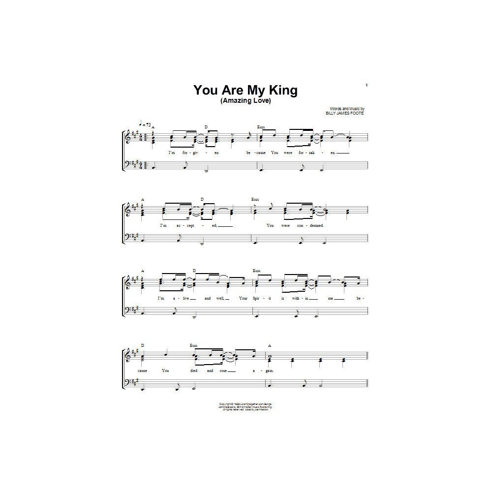 You Are My King (Amazing Love)