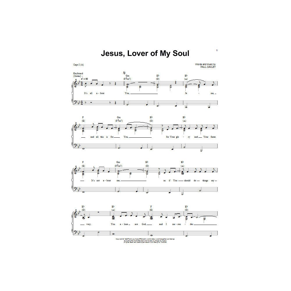 Jesus, Lover Of My Soul