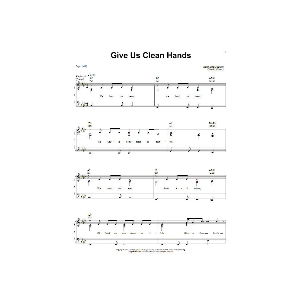 Give Us Clean Hands