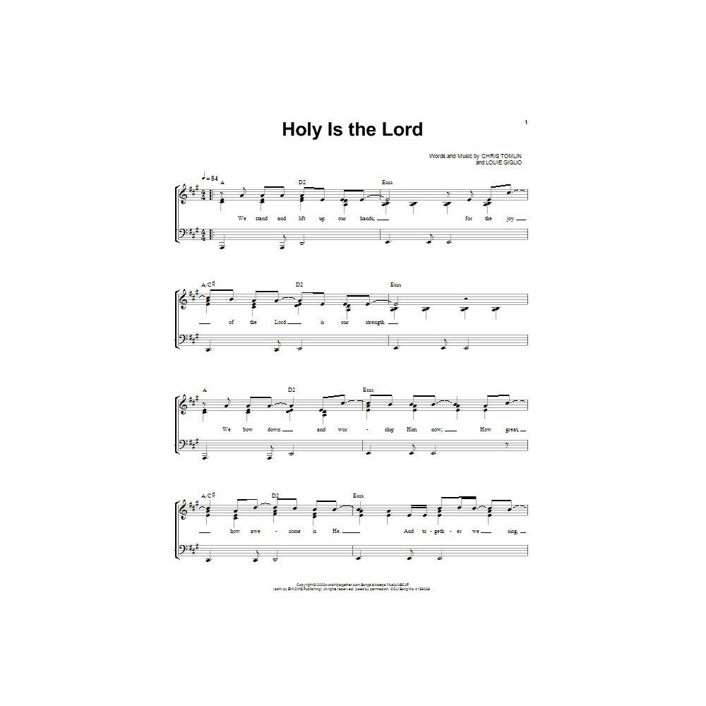 Holy Is The Lord