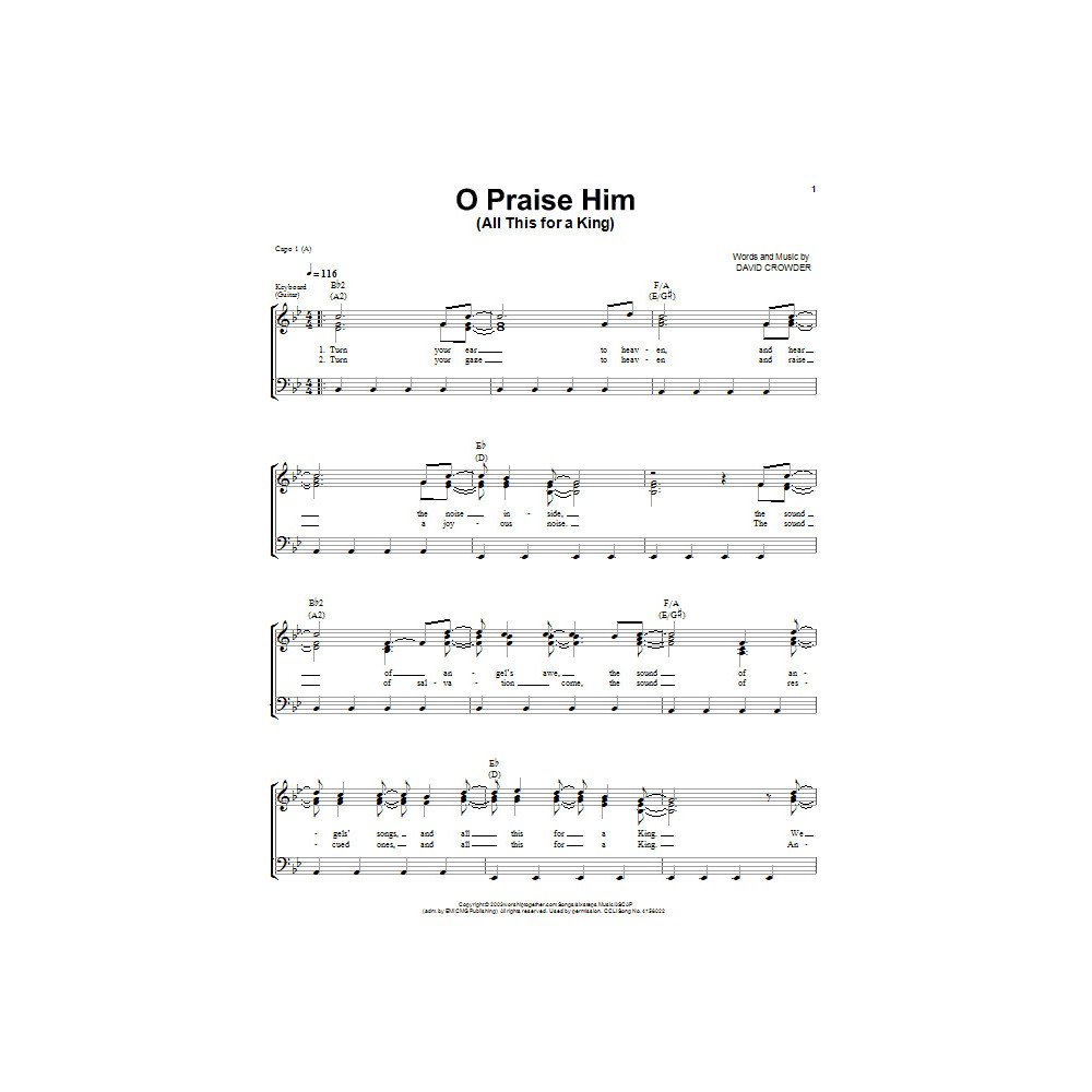 O Praise Him (All This For A King)