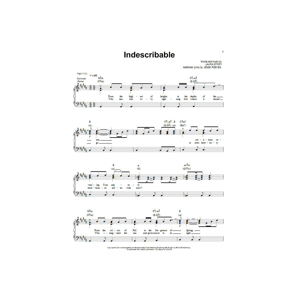 Unbeschreiblich