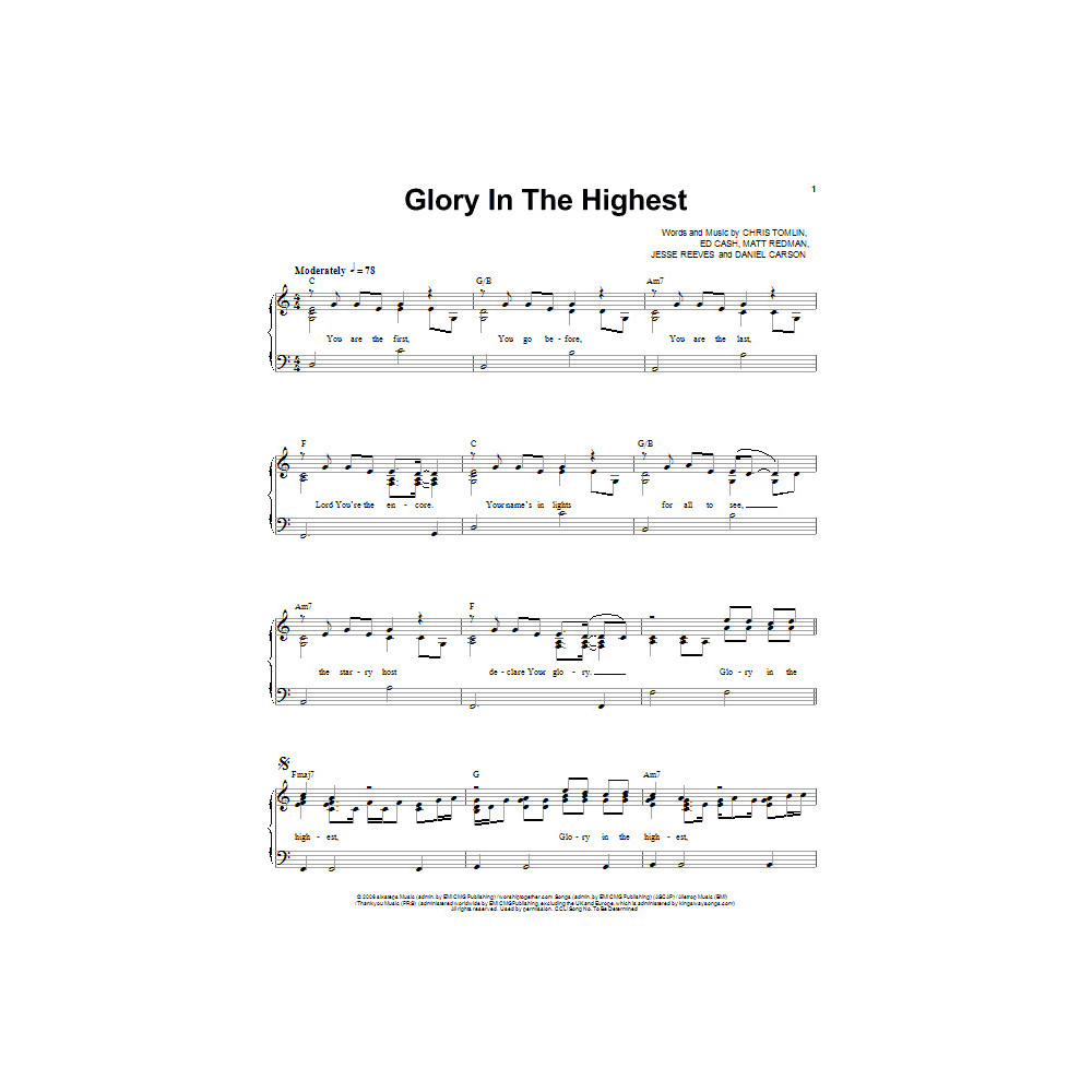 Glory In The Highest
