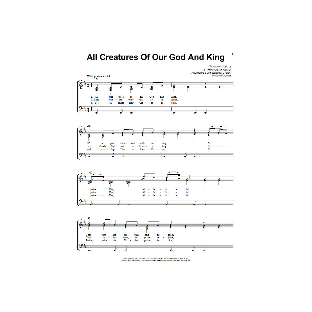 All Creatures Of Our God And King