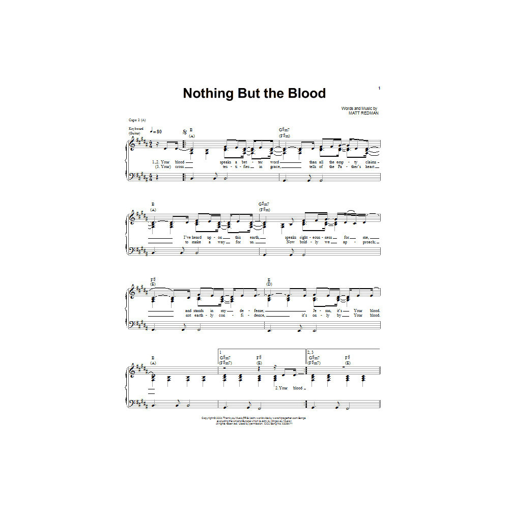 Nothing But The Blood