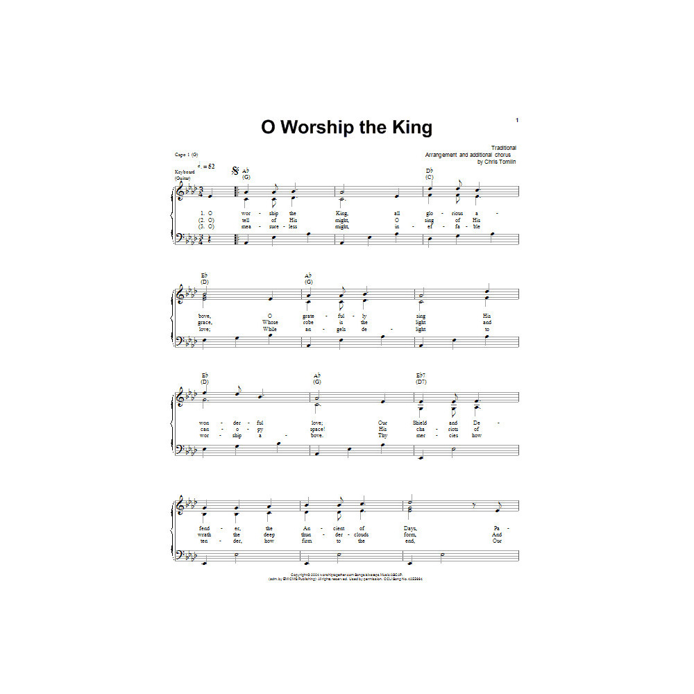 O Worship The King