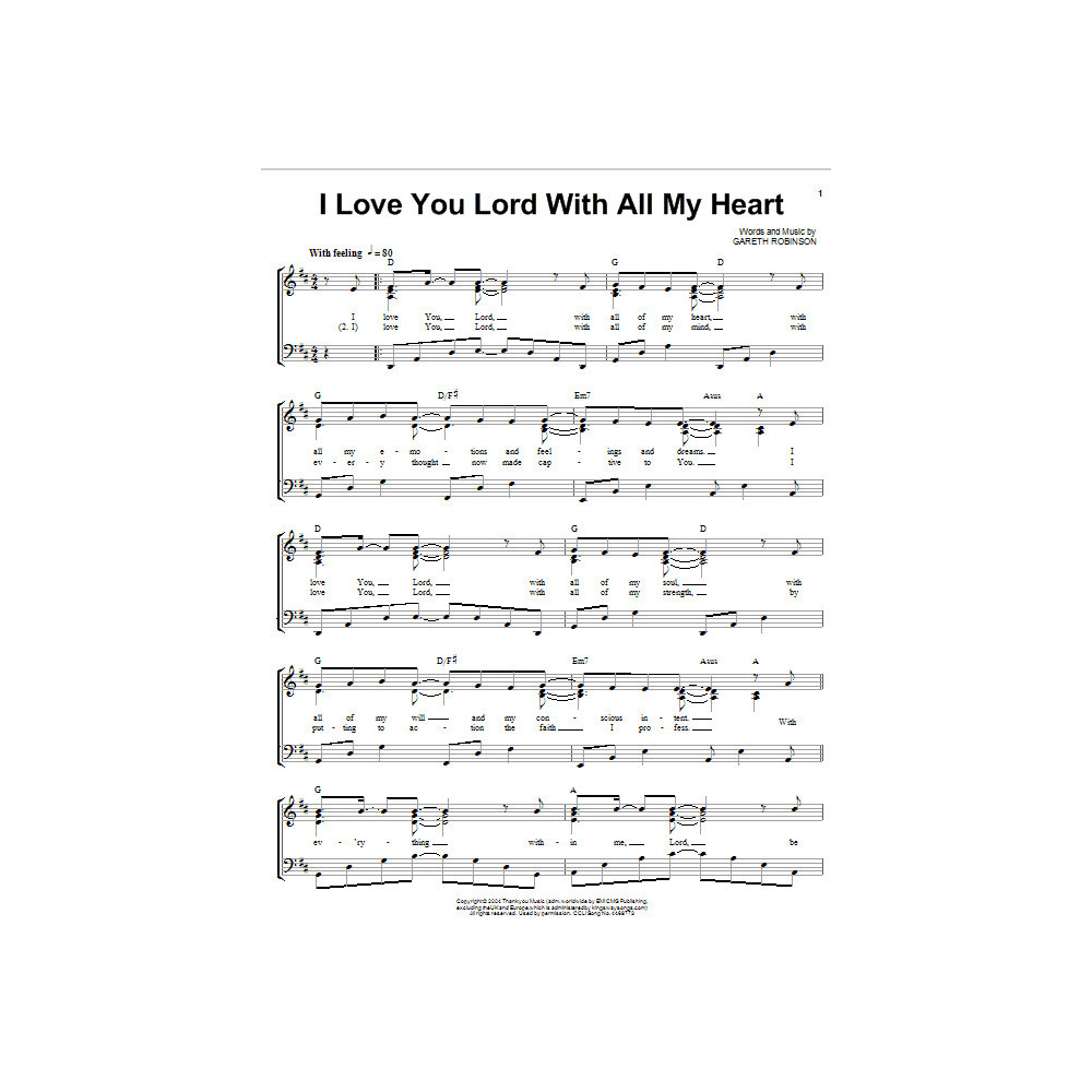 I Love You Lord