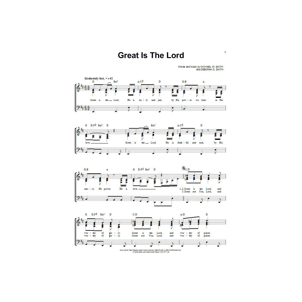 Great Is The Lord