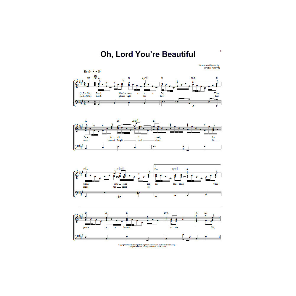 Oh Lord, You're Beautiful