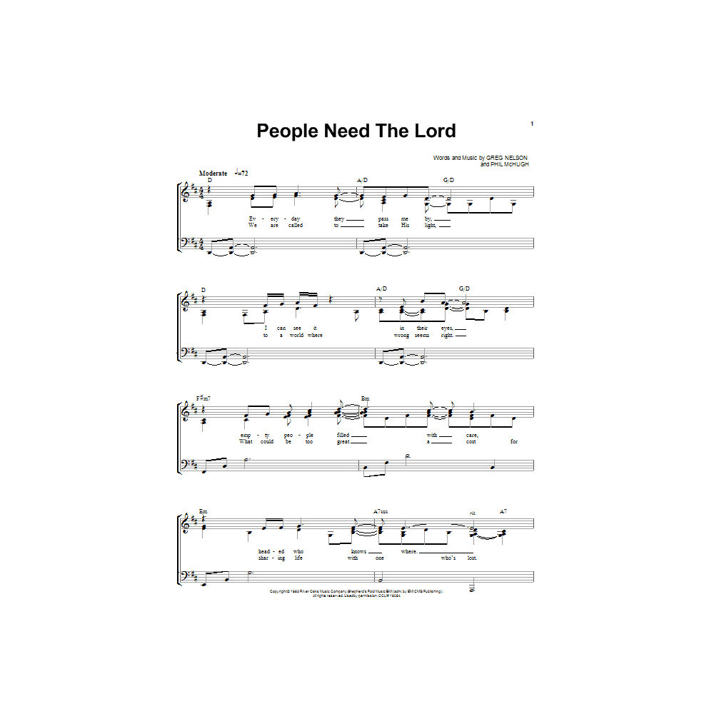 People Need The Lord