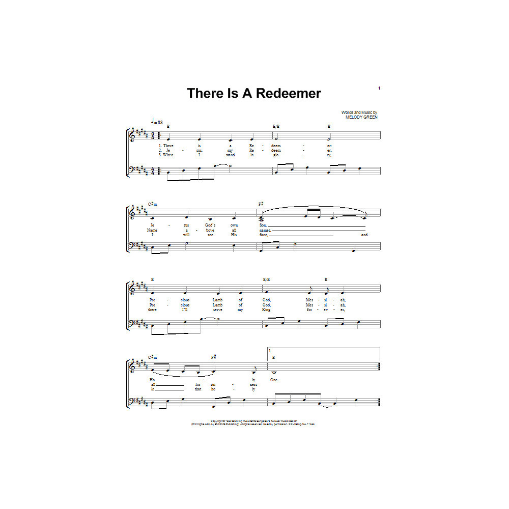 There Is A Redeemer