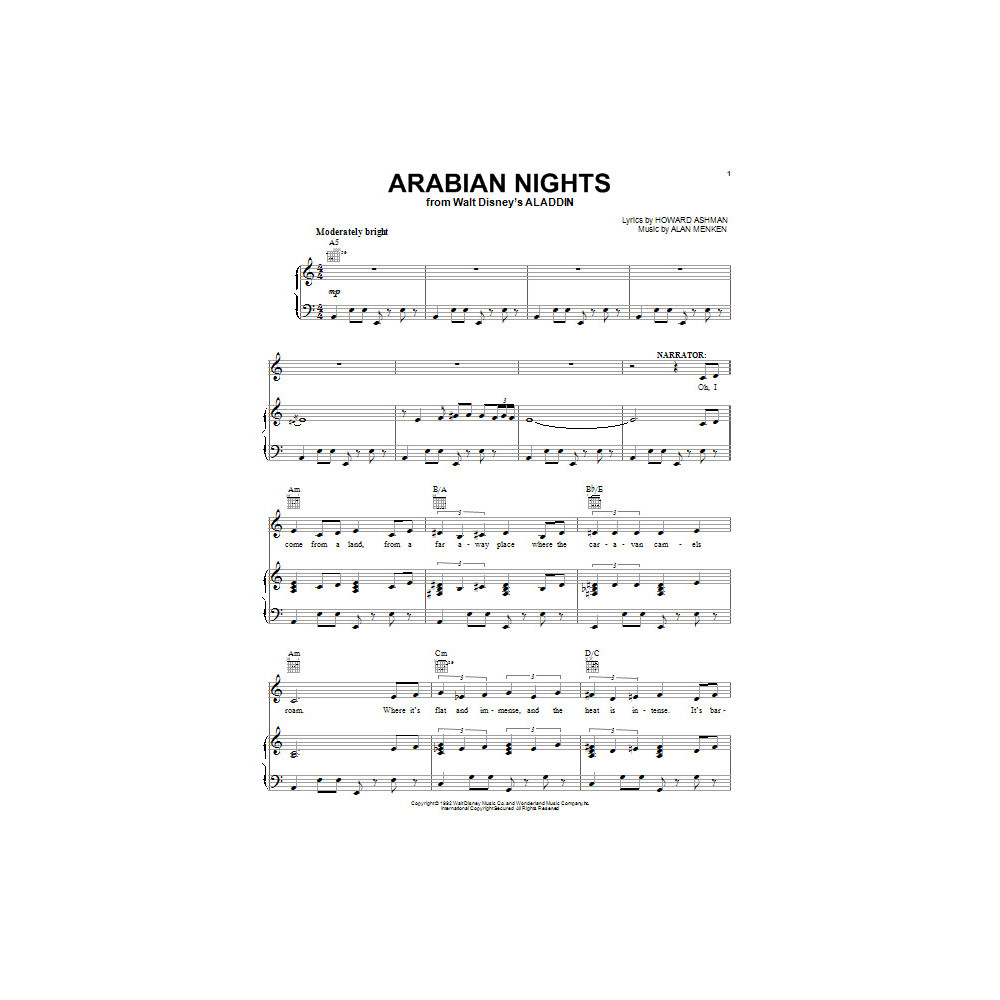 Arabian Nights (from Aladdin)