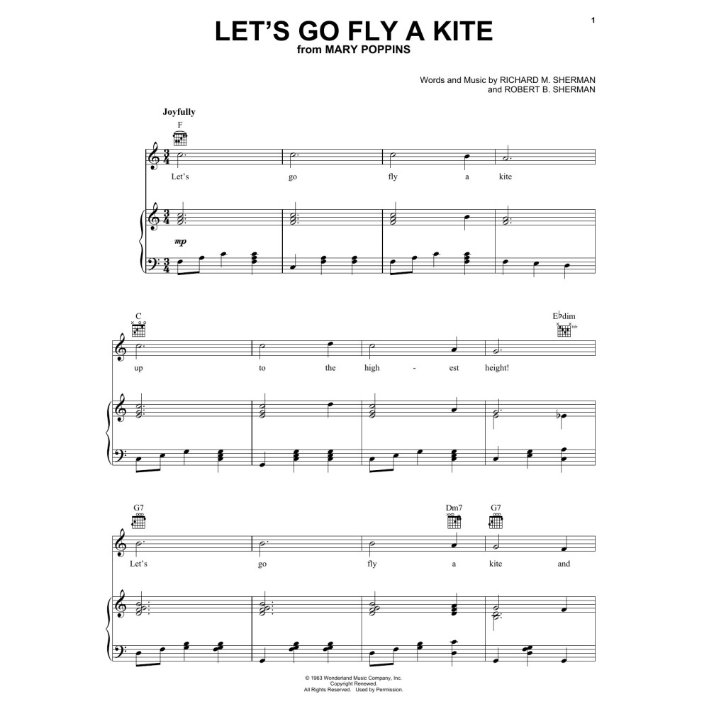 Let's Go Fly A Kite (from Mary Poppins)