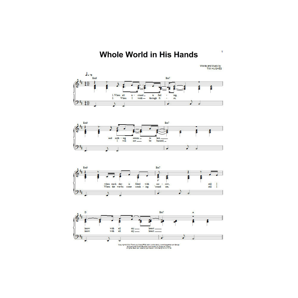 Whole World In His Hands