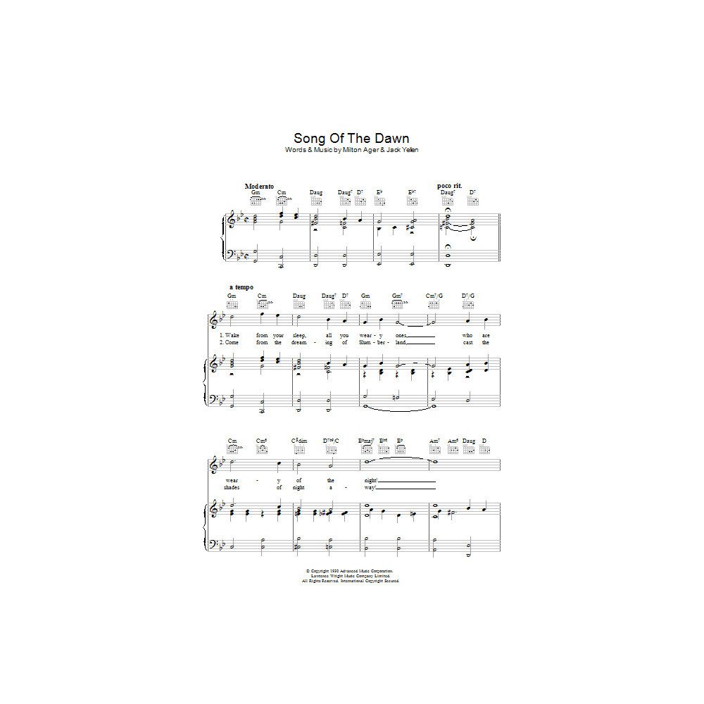 Song Of The Dawn