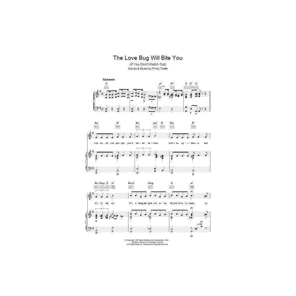 The Love Bug Will Bite You (If You Don't Watch Out )