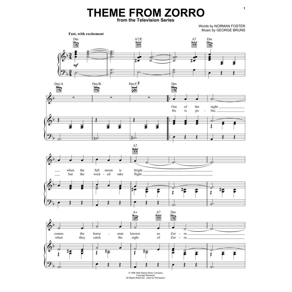 Theme From Zorro