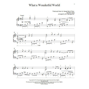 What A Wonderful World