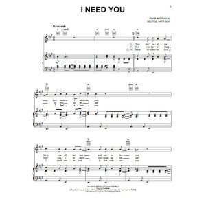 I Need You