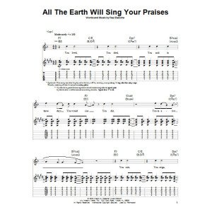 All The Earth Will Sing Your Praises