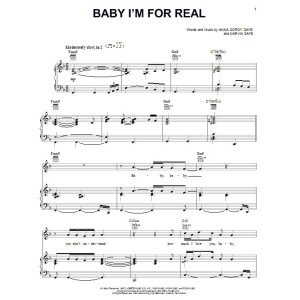 Baby I'm For Real