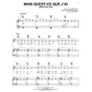 Mais Quest-Ce Que J'ai (What Can I Do)