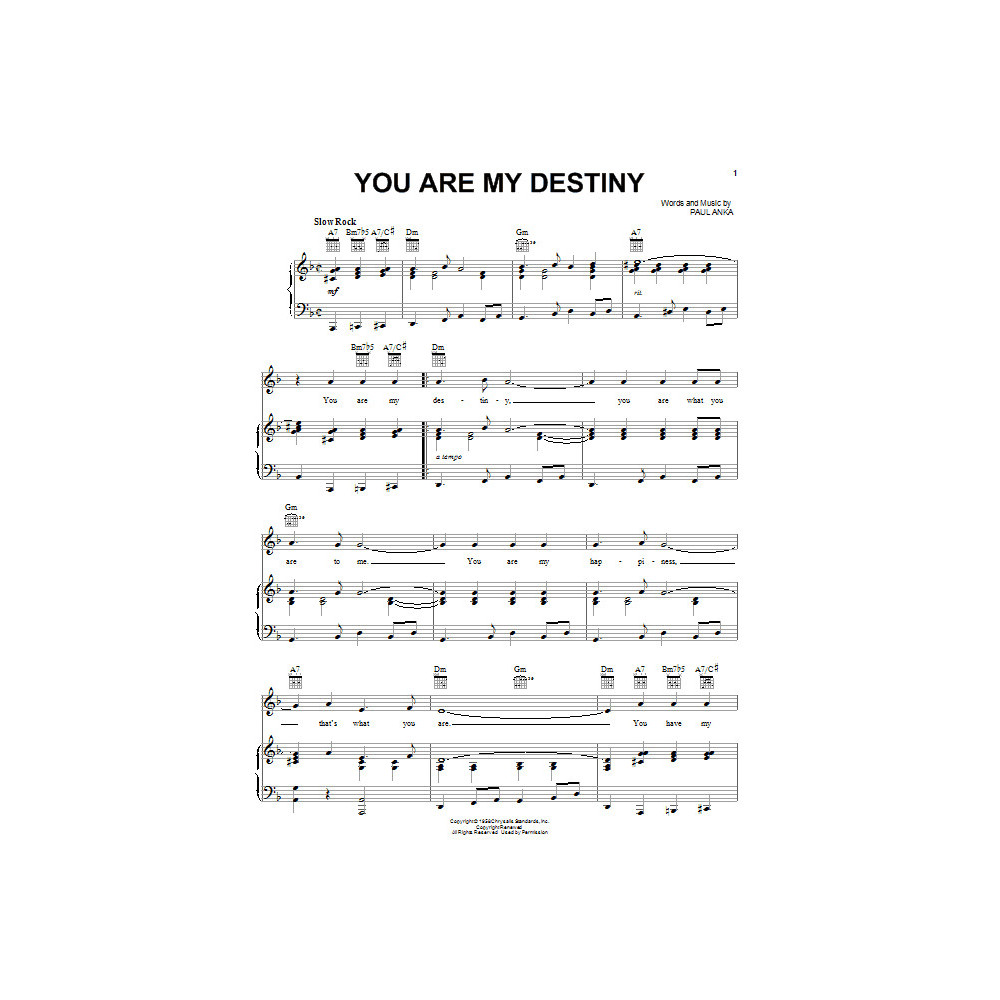 You Are My Destiny