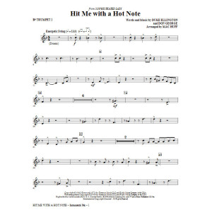 Hit Me With A Hot Note - Trumpet 2