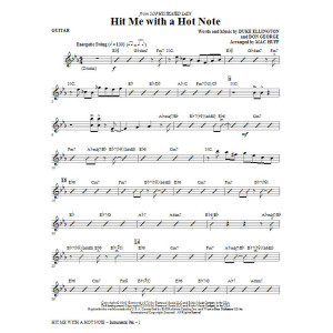 Hit Me With A Hot Note - Guitar