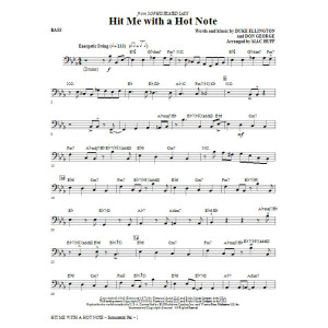 Hit Me With A Hot Note - Bass