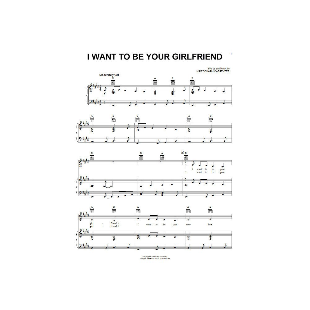 I Want To Be Your Girlfriend