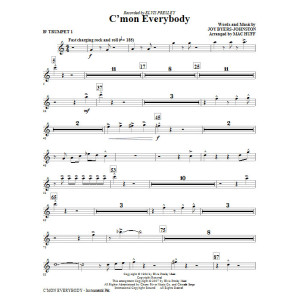 C'mon Everybody - Bb Trumpet 1