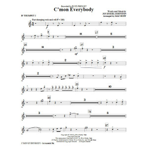 C'mon Everybody - Bb Trumpet 2