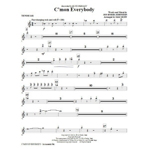 C'mon Everybody - Tenor Sax