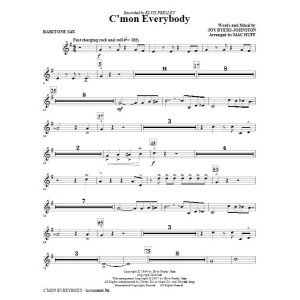 C'mon Everybody - Baritone Sax