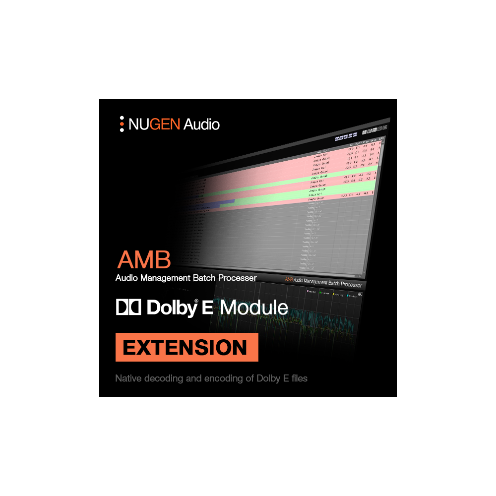 NUGEN AMB Dolby E Module