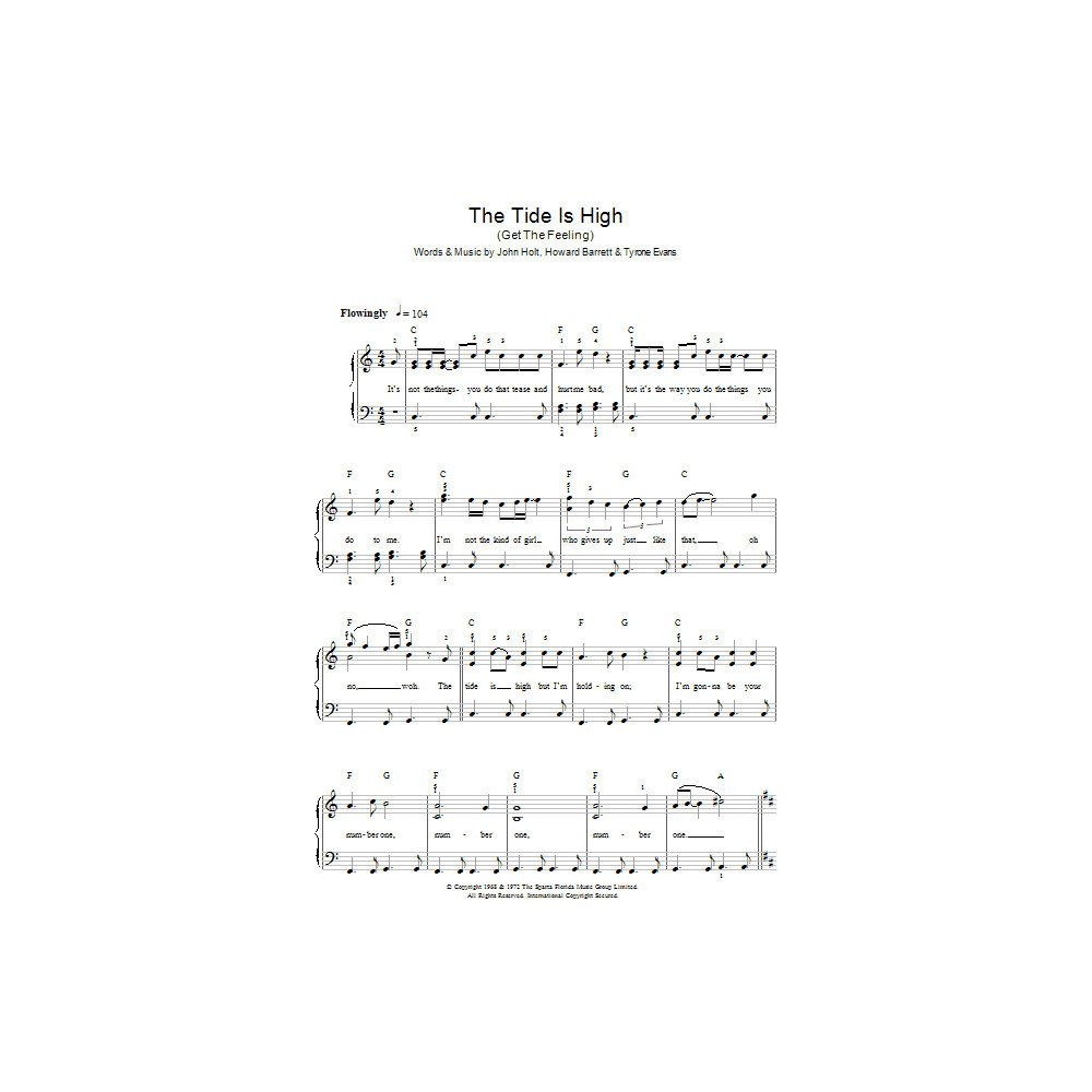 The Tide Is High (Get The Feeling)