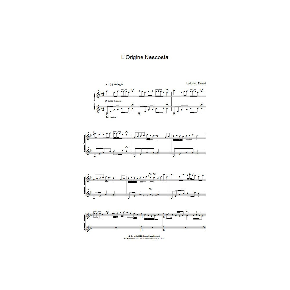 L'Origine Nascosta