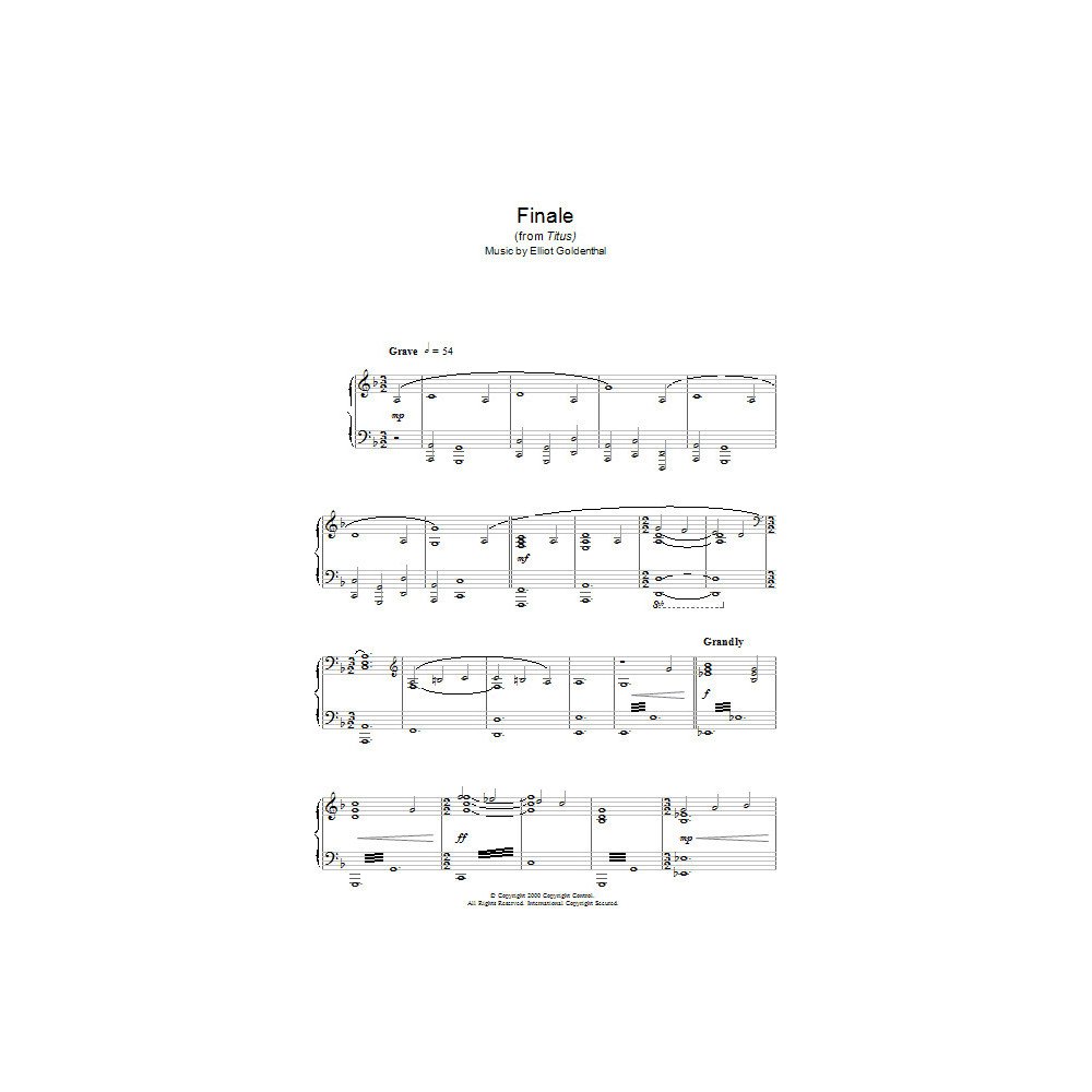 Finale (from Titus)